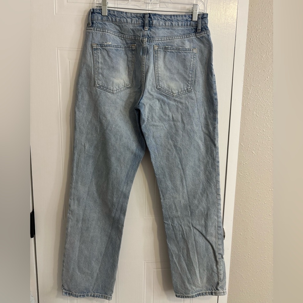 Zara Pale Blue Straight Jeans - Picture 3 of 3
